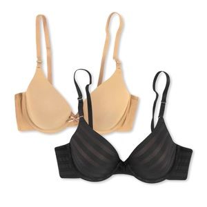 Maidenform Self Expressions Women’s T-shirt Bra 2 Pack